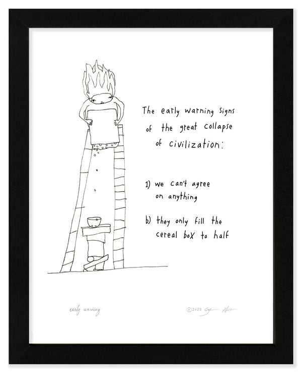 Early Warning Art Print