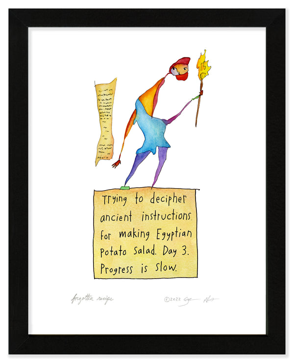 Forgotten Recipe Art Print
