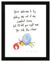 Hermit Crab Art Print