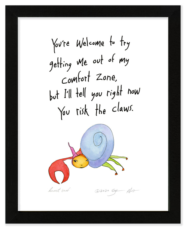 Hermit Crab Art Print