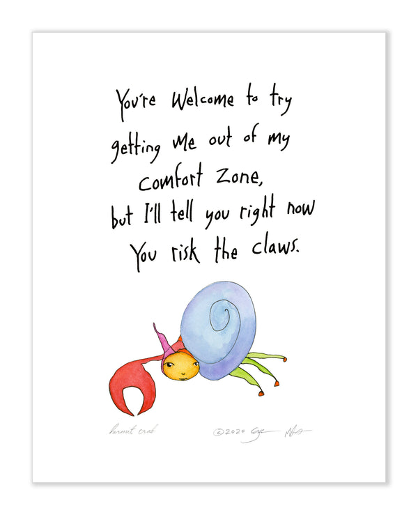 Hermit Crab Art Print