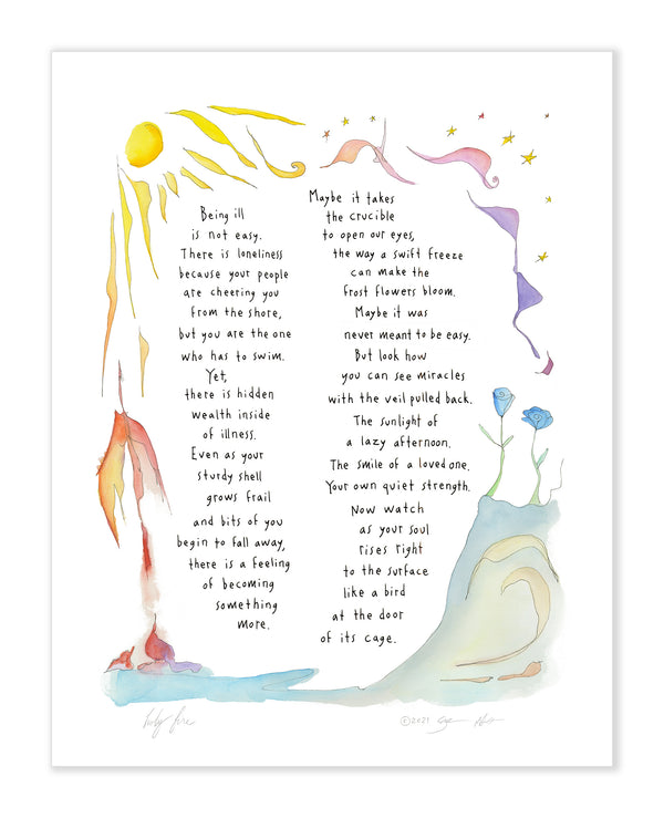 Holy Fire Art Print