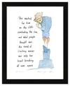 Lost at Sea Art Print