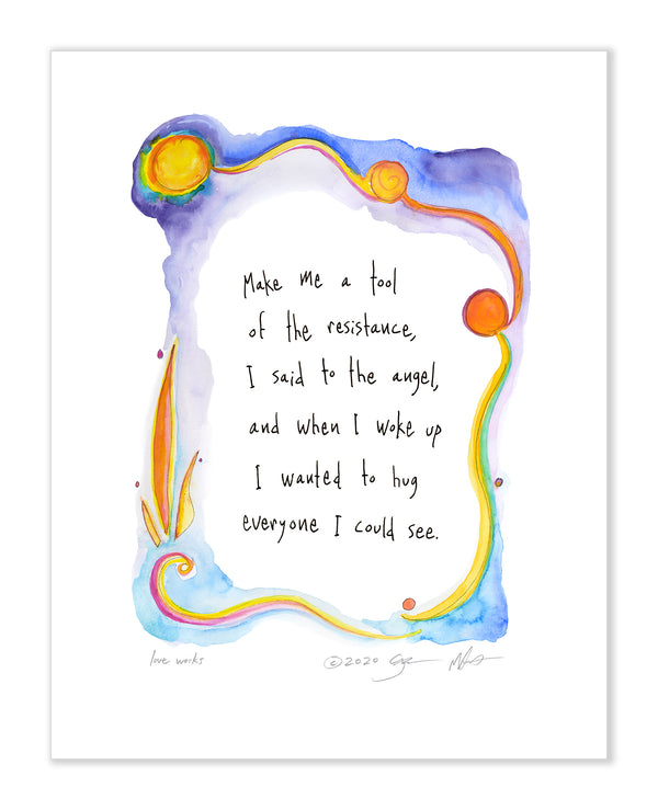 Love Works Art Print
