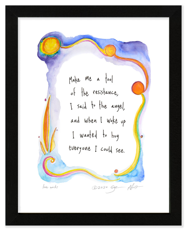Love Works Art Print