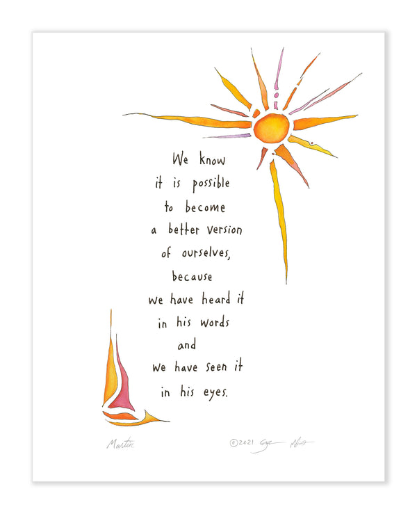 Martin Art Print