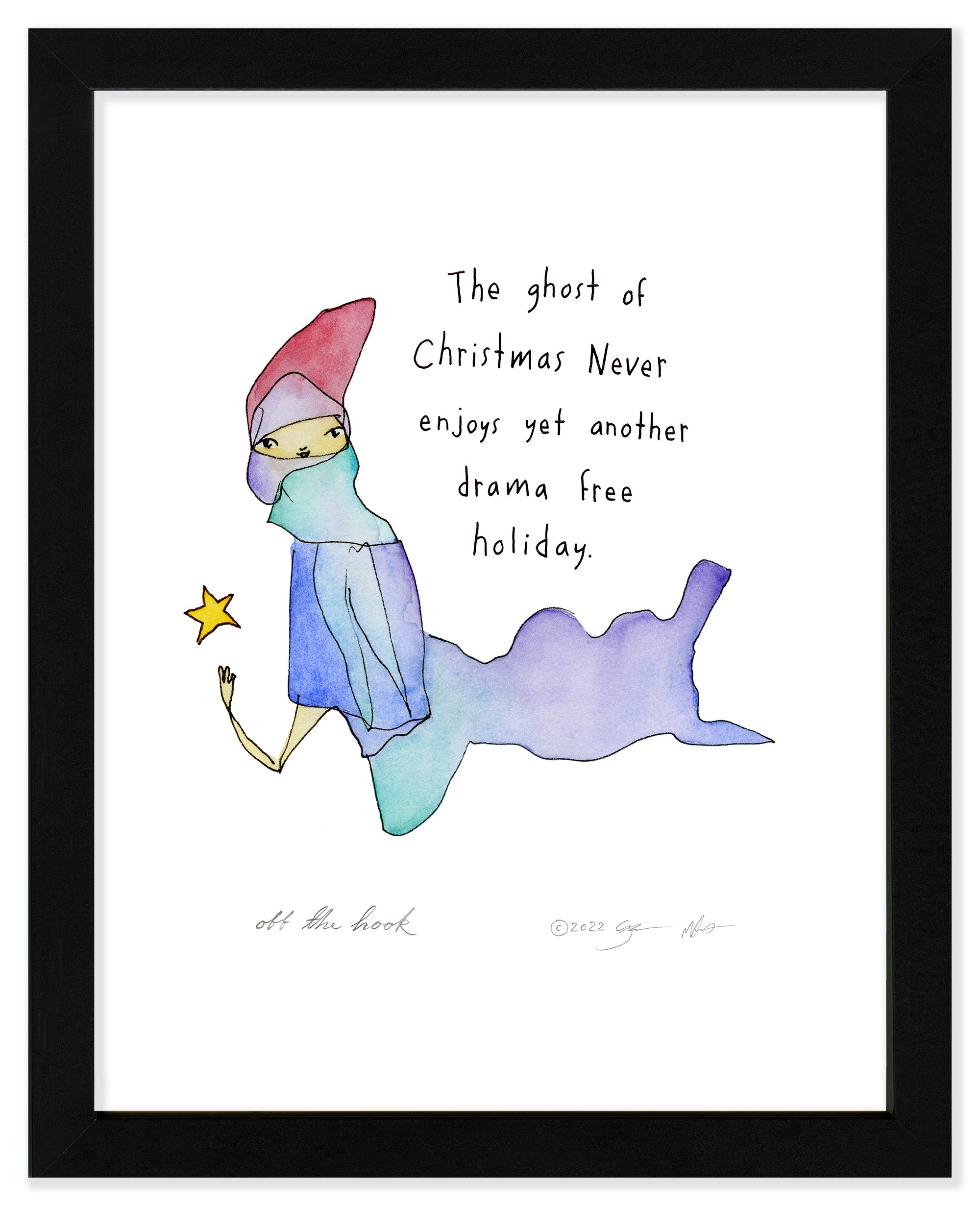 Off the Hook Art Print