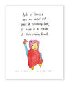 Piece of Toast Art Print