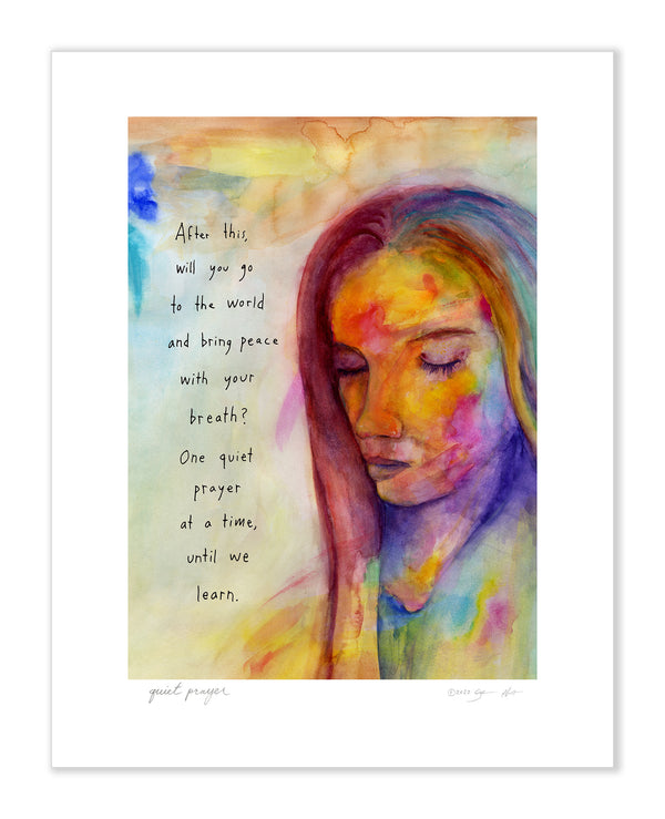 Quiet Prayer Art Print