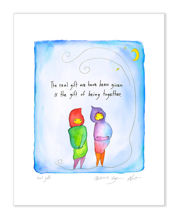 Real Gift Art Print