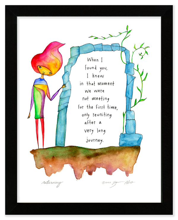 Returning Art Print
