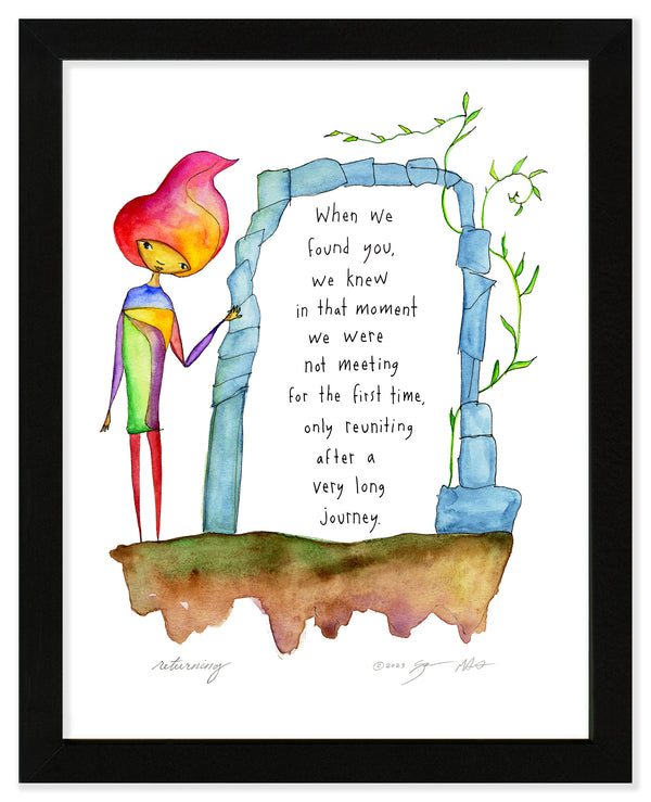 Returning Art Print