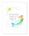 River Heart Art Print