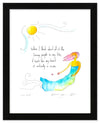 River Heart Art Print