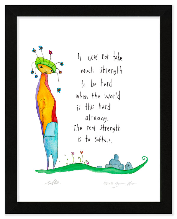 Soften Art Print