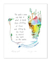 Staying Put Art Print