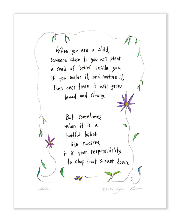 Timber Art Print