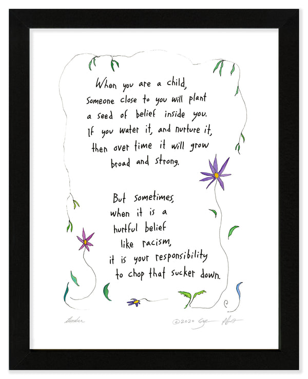 Timber Art Print