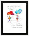 Walking Together Art Print