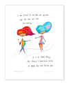 Walking Together Art Print