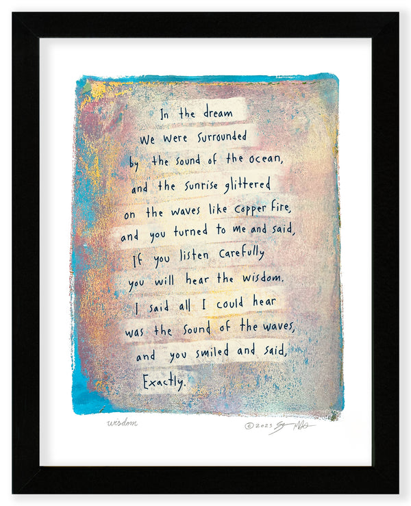Wisdom Art Print
