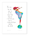 Yes and No Art Print