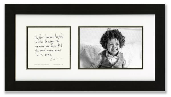 His Laughter 4x6 Photo Frame