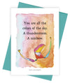 Dark and Bright Greeting Card
