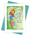 Thanks Mom Greeting Card