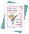 Wish Greeting Card