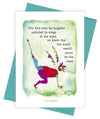 His Laughter Greeting Card