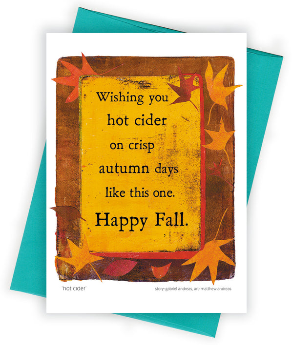 Hot Cider Greeting Card