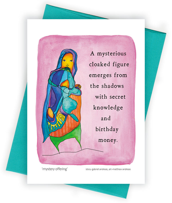 Mystery Offering Greeting Card
