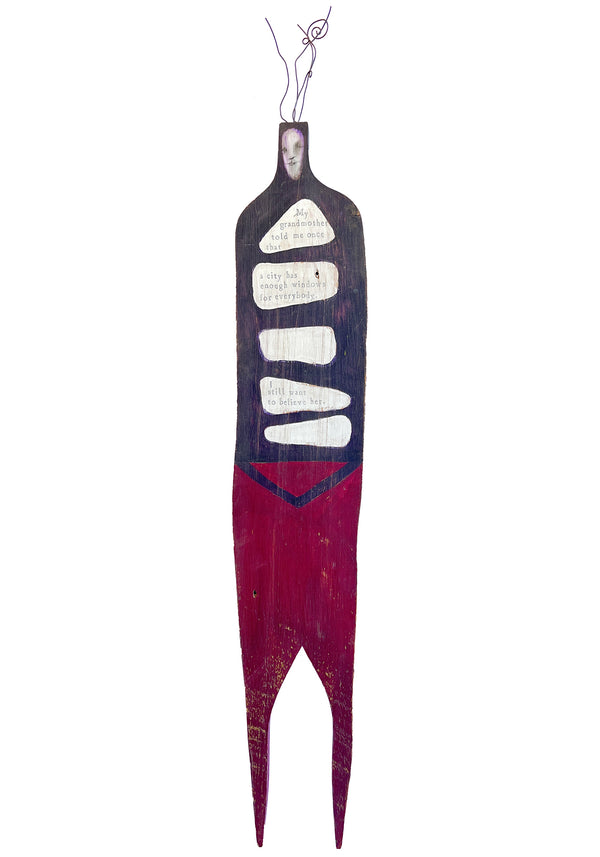 City Windows Sculpture, signed circa 1996
