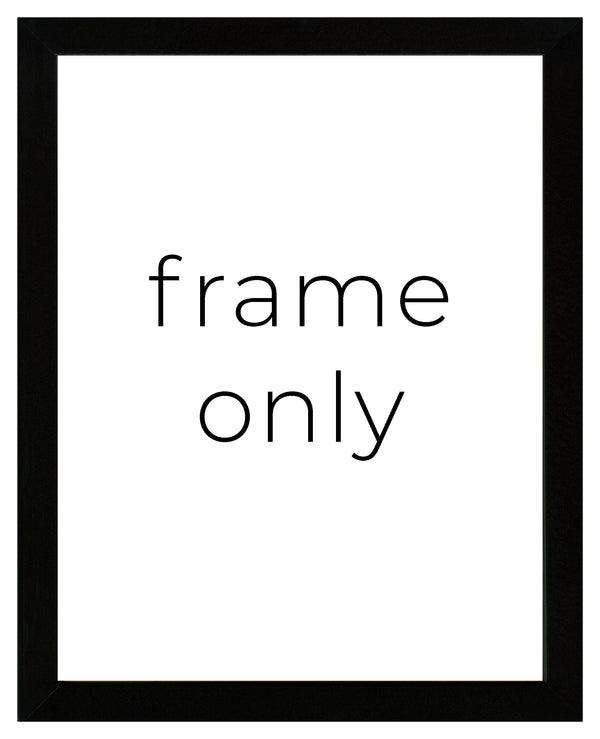 Black Wood Frame