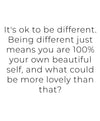 Good Different Art Print