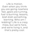 Living It Art Print