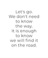 On the Road Art Print