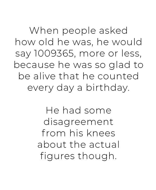 Birthdays (masc) Greeting Card