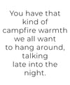Campfire Greeting Card