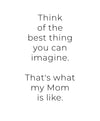 Fair Comparison (Mom) Greeting Card