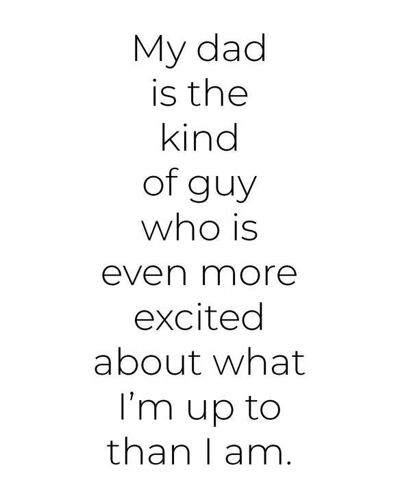 Hype Dad Greeting Card