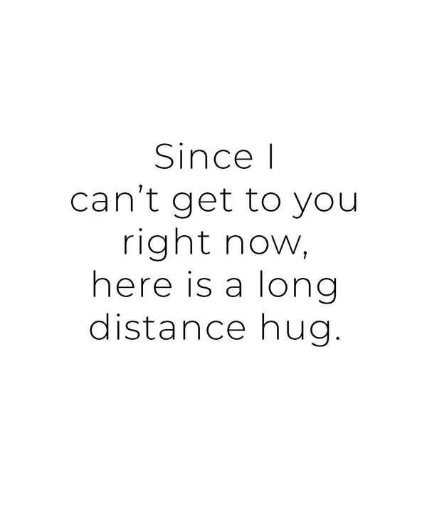 Long Distance Hug Color Wash Print