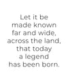 New Legend Greeting Card