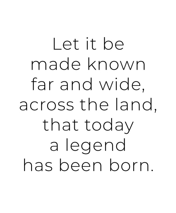 New Legend Greeting Card