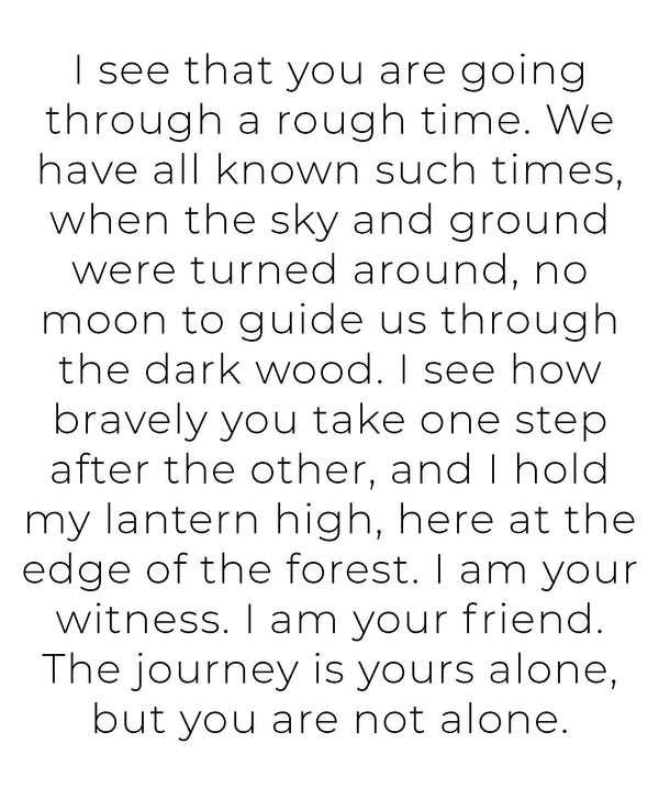 Not Alone Greeting Card