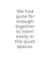 Quiet Spaces Art Print