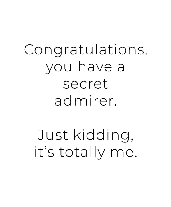 Regular Admirer Greeting Card