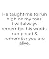 Run Proud Art Print