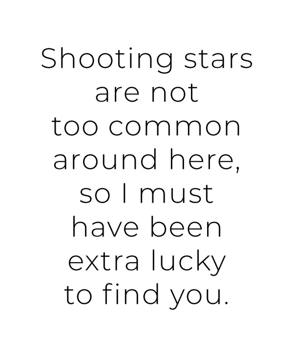 Shooting Star Greeting Card